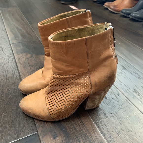 Rag & Bone Ankle Boot Tan Caramel Cognac Brown 7.5 - Picture 4 of 6
